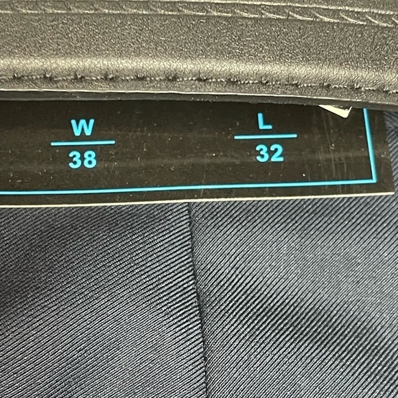 Enrico Bertucci 38x32 Blue Pants with Belt NWT - Picture 5 of 9